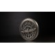 Historický Astroláb pro určování poloh hvězd a Slunce na atraktivní stříbrné minci s vysokým reliéfem