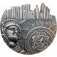Světově proslulý Brooklynský most v New Yorku na exkluzivní stříbrné minci s vysokým reliéfem od věhlasných umělců