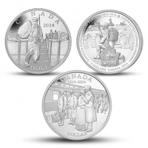 100. výročí vyhlášení první světové války - atraktivní sada stříbrných mincí
