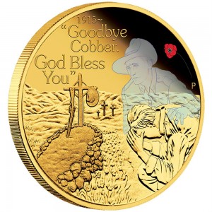 100. výročí vyhlášení první světové války na atraktivní zlaté minci