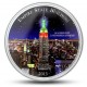 Empire State Building s ultrafialovým osvětlením - mincovní unikát