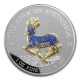 Exkluzivní sada mincí Pávé s vyobrazením afrických antilop osázených českými drahokamy