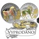 Exkluzivní sada mincí Pavé s vyobrazením koní osázených českými drahokamy