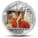 Lady Godiva od Johna Colliera - atraktivní stříbrná mince s krystaly Swarovski