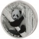 Mládě pandy velké na atraktivní stříbrné minci