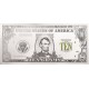 Americké stříbrné bankovky s vyobrazením nejvýznamnějších prezidentů USA (3D efekt)