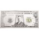 Americké stříbrné bankovky s vyobrazením nejvýznamnějších prezidentů USA (3D efekt)